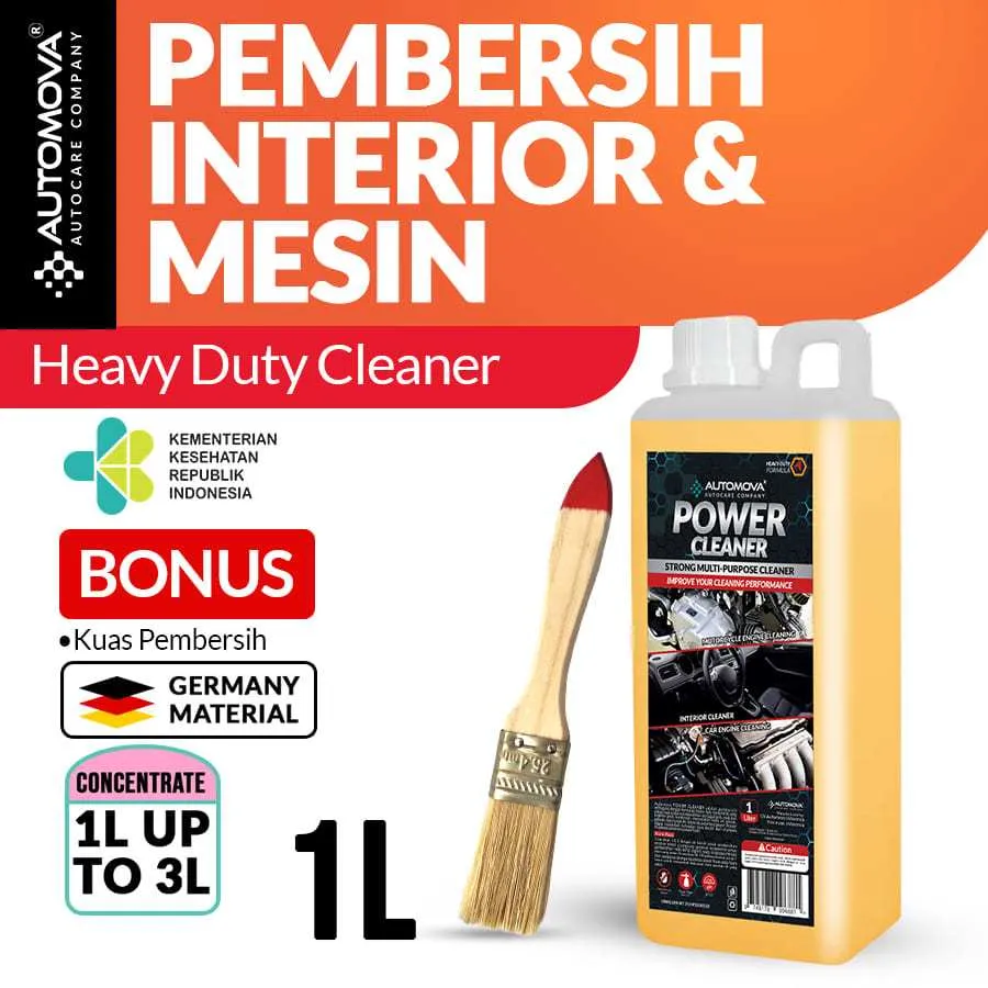 AUTOMOVA - Engine Degreaser Pembersih Ruang Mesin Mobil dan Motor Power Cleaner 1 Liter