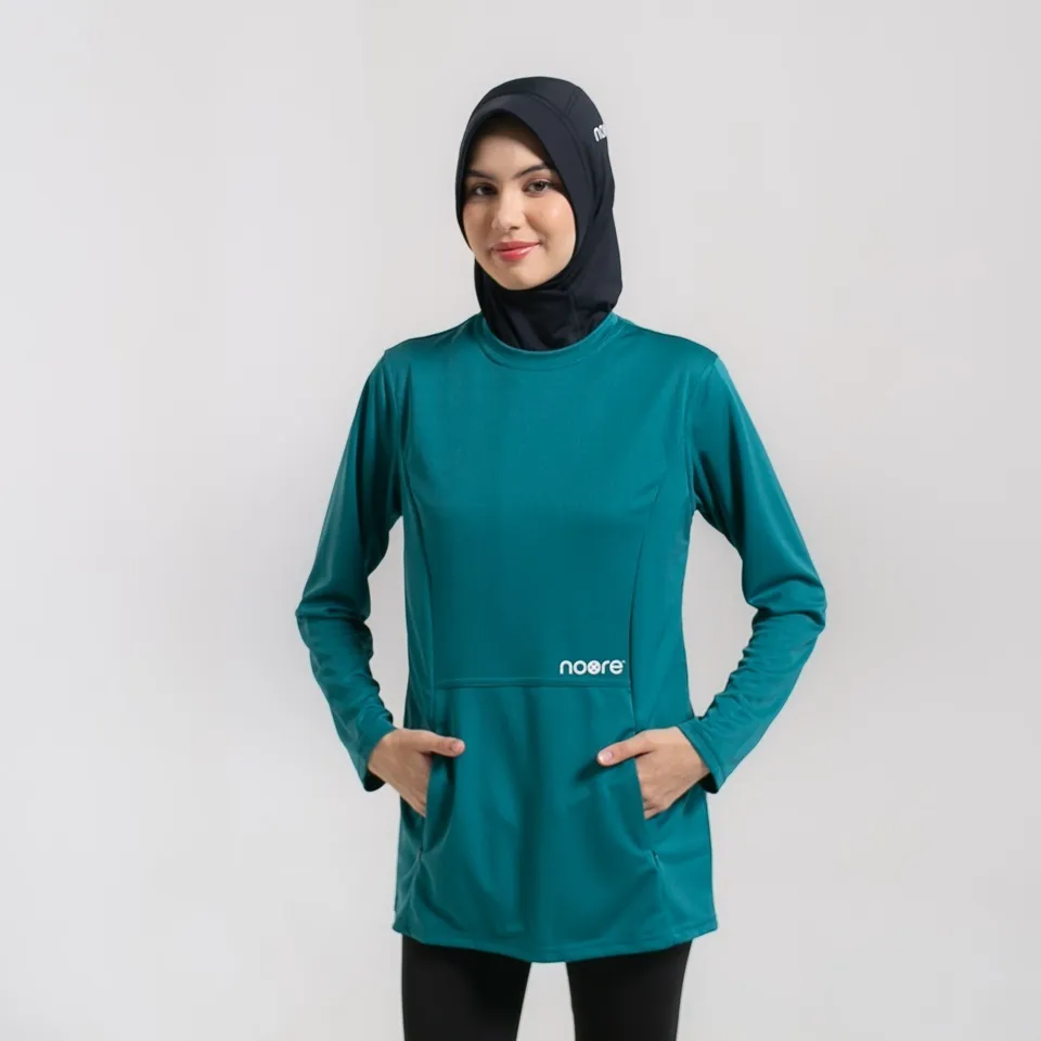 Arabella Top Pro - Dark Tosca - Pakaian Olahraga - Noore -