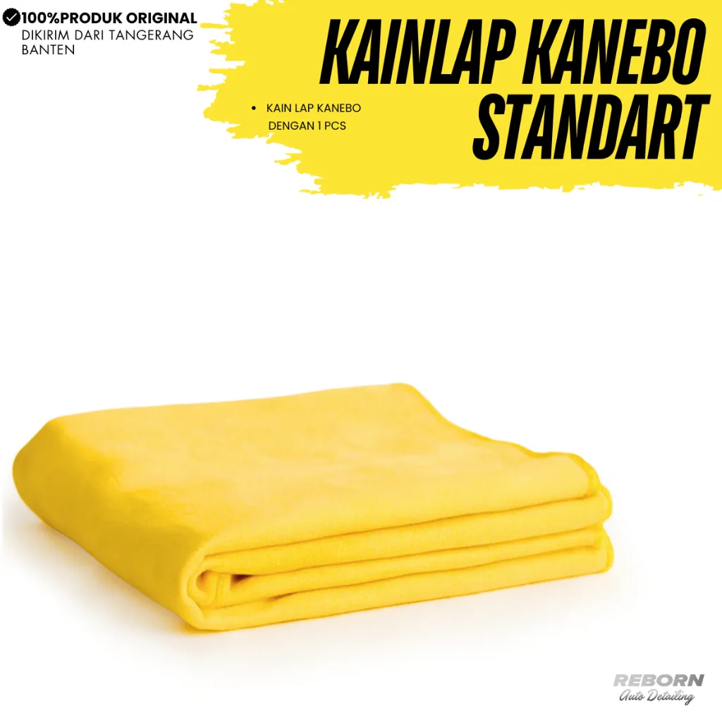 Lap Kanebo Plas Chamois Serap Kain Serat Sintetis mobil rumah Ukuran32x21 multifungsi Kendaraan