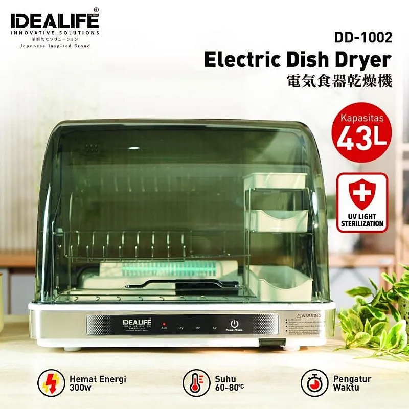 IDEALIFE - Electric Dish Dryer – Pengering Piring - DD-1002