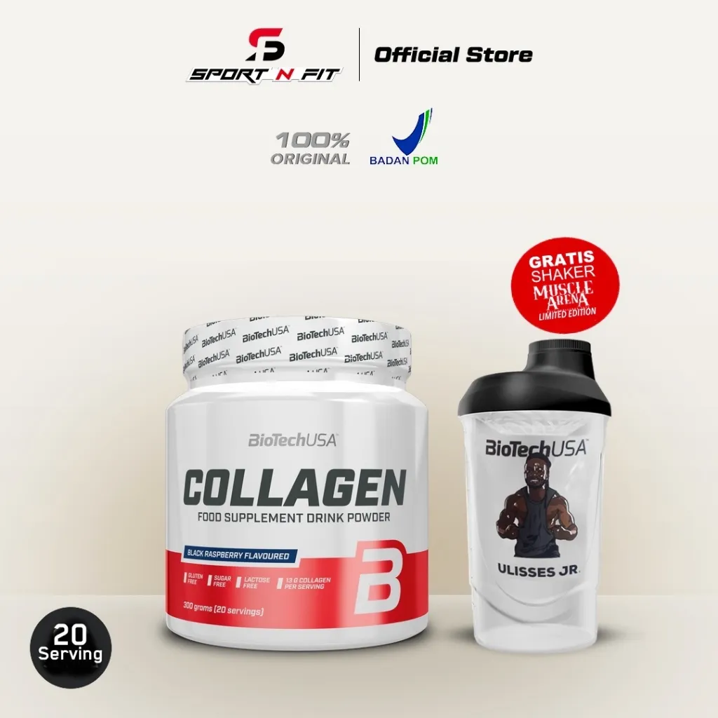 BioTechUSA - COLLAGEN DRINK POWDER 300 Gram optimum Beauty health