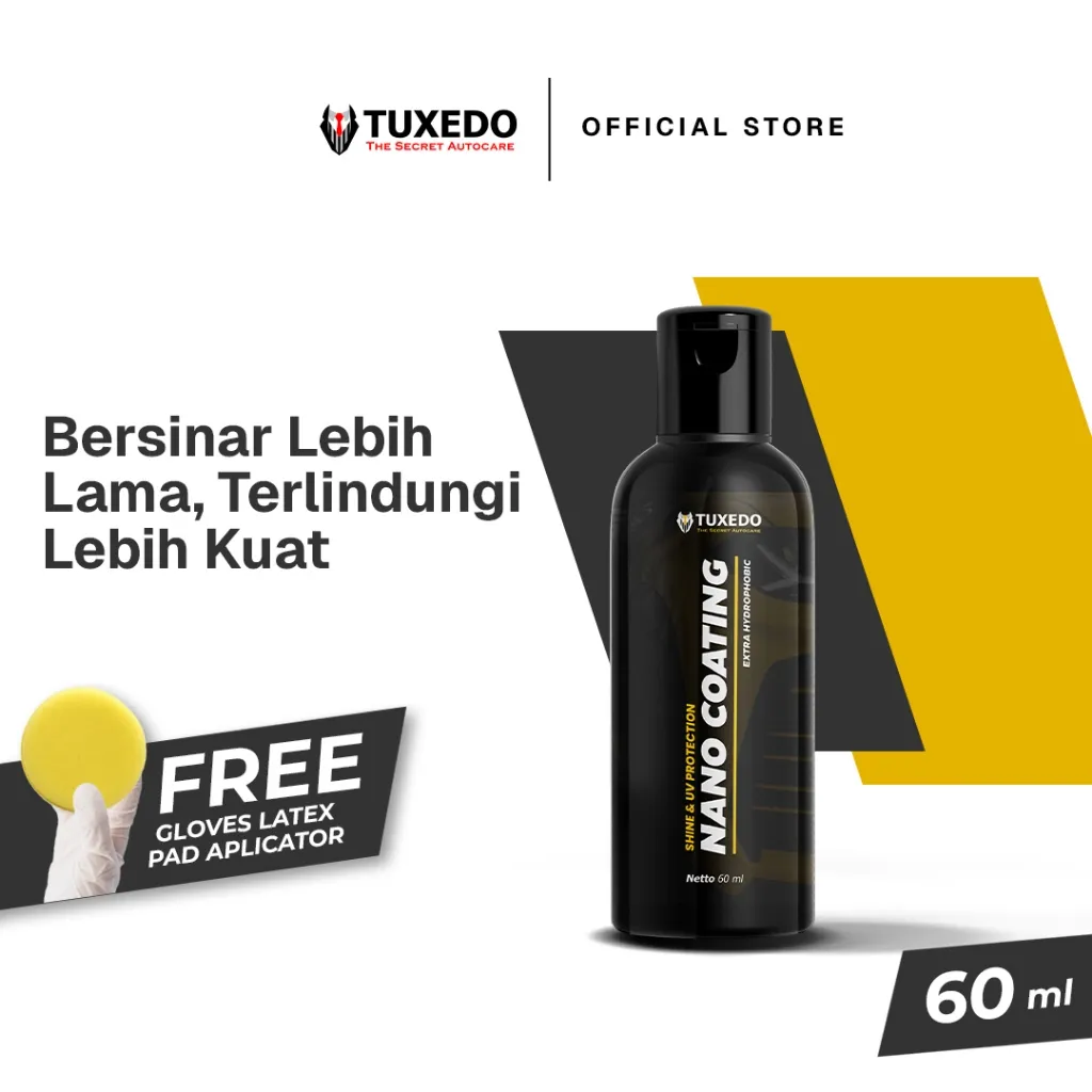 Tuxedo Autocare - Nano Coating - Varian 60ml (Membuat Body Kendaraan Tampak Seperti Baru)