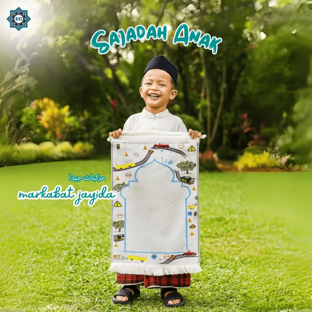 IC - Sajadah Anak Turkey Premium Tebal Import Sejadah Karpet Persegi Minimalis Empuk Anti Slip