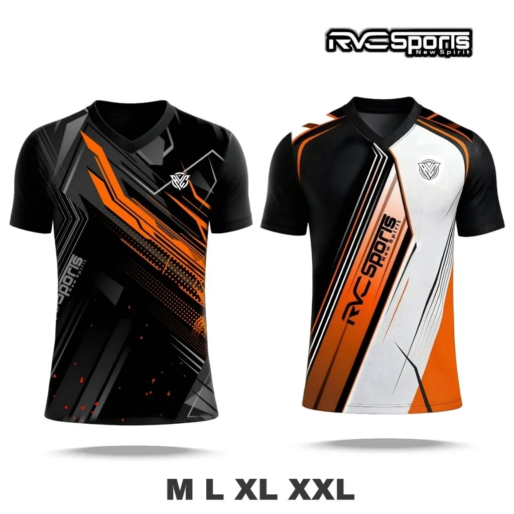 RVC Sports Jersey Printing Badminton Pria – Ringan, Adem & Nyaman