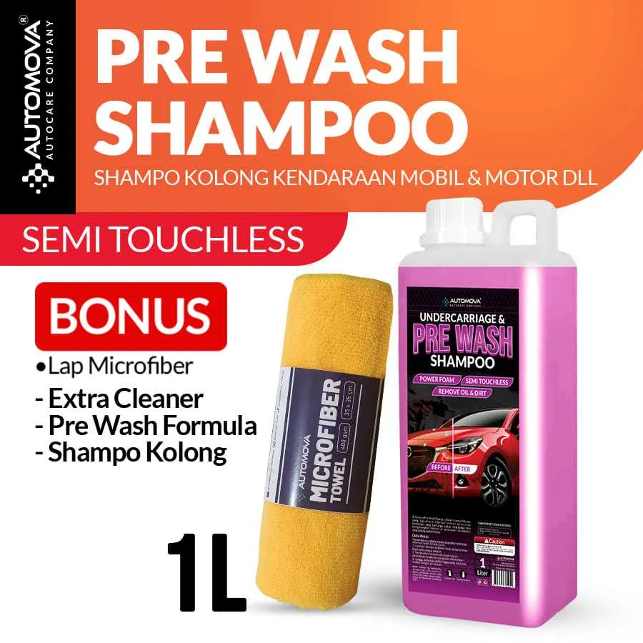 AUTOMOVA - Pre Wash Shampoo Kolong Mobil Motor Semi Touchless Wash / PW1L + LAP
