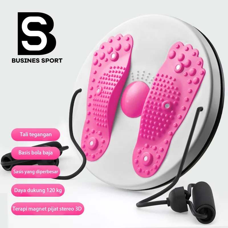 BUSINES SPORT Magnetic Trimmer Jogging Body Tubuh Perut Plate Waist Twisting Pelangsing