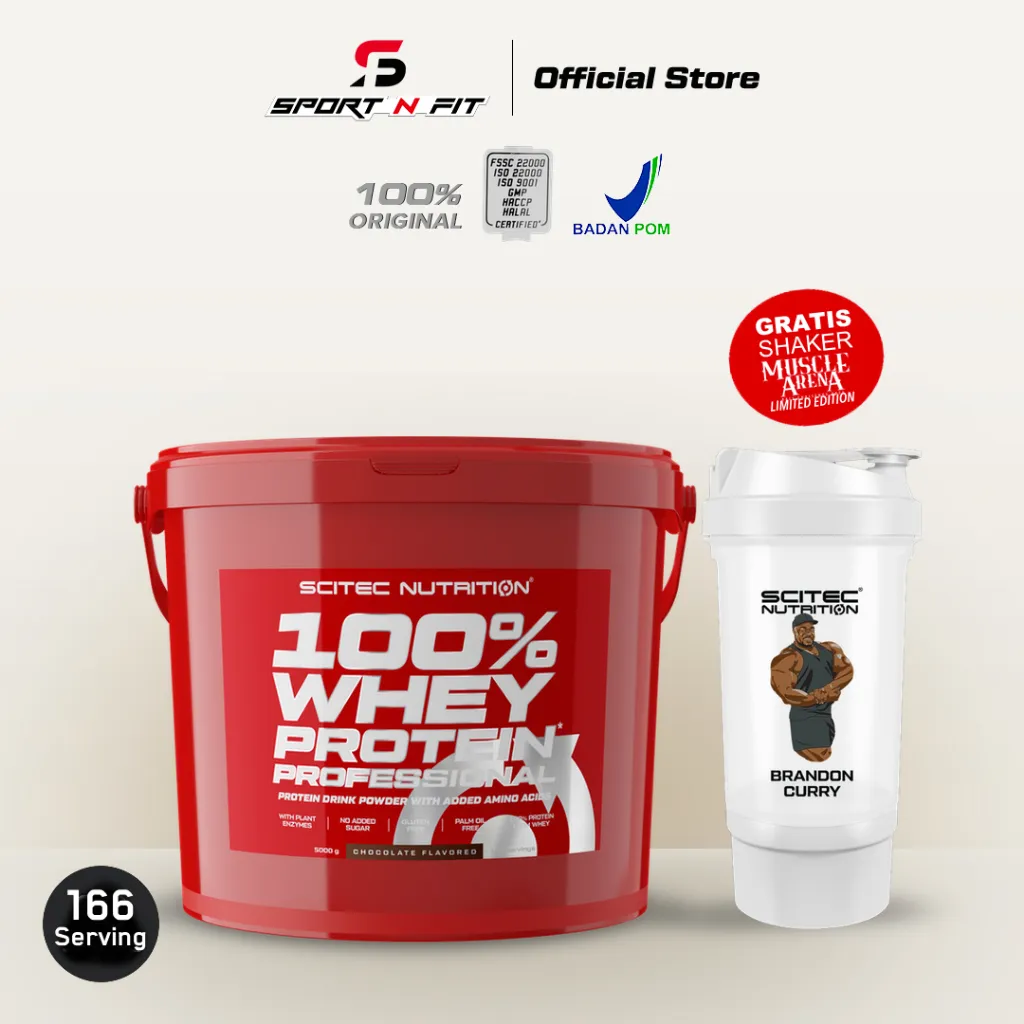 Scitec Nutrition - 100% WHEY PROTEIN PROFESSIONAL 5000 Gram optimum Dietary support