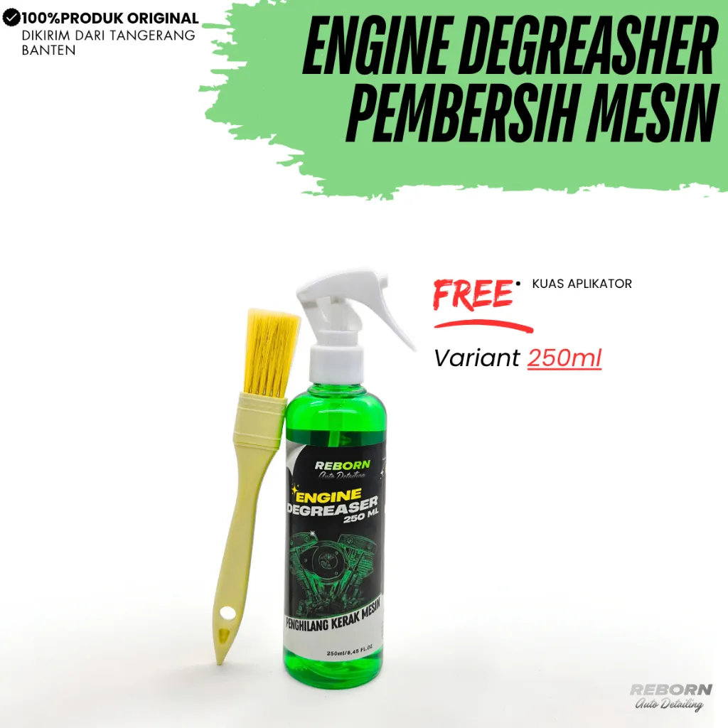 REBORN - Pembersih Mesin Mobil Motor Blok Kerak Mesin - Engine Degreasher 250ml