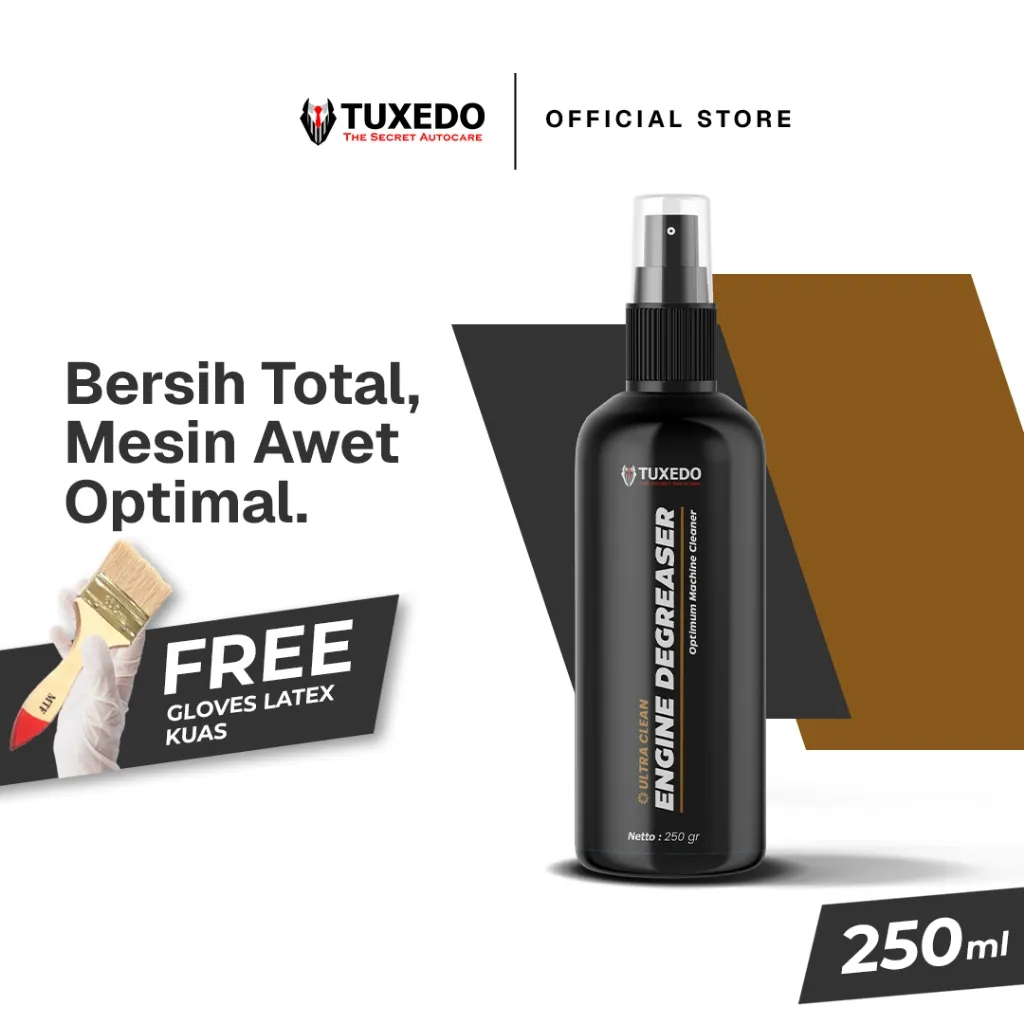 Tuxedo Autocare - Clean Engine Degreaser  (Bersihkan kerak dan perusak besi pada mobil keren kamu)