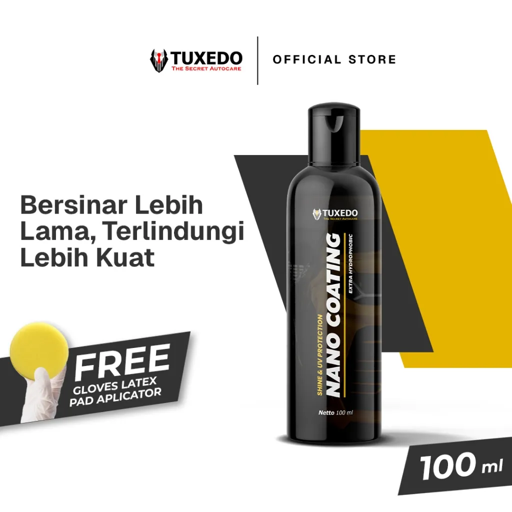 Tuxedo Autocare - Nano Coating - Varian 100ml (Membuat Body Kendaraan Tampak Seperti Baru)