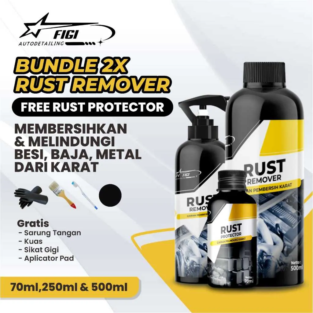 Figi Rust Remover 250 1pcs 500ml 1pcs FREE Rust Protector