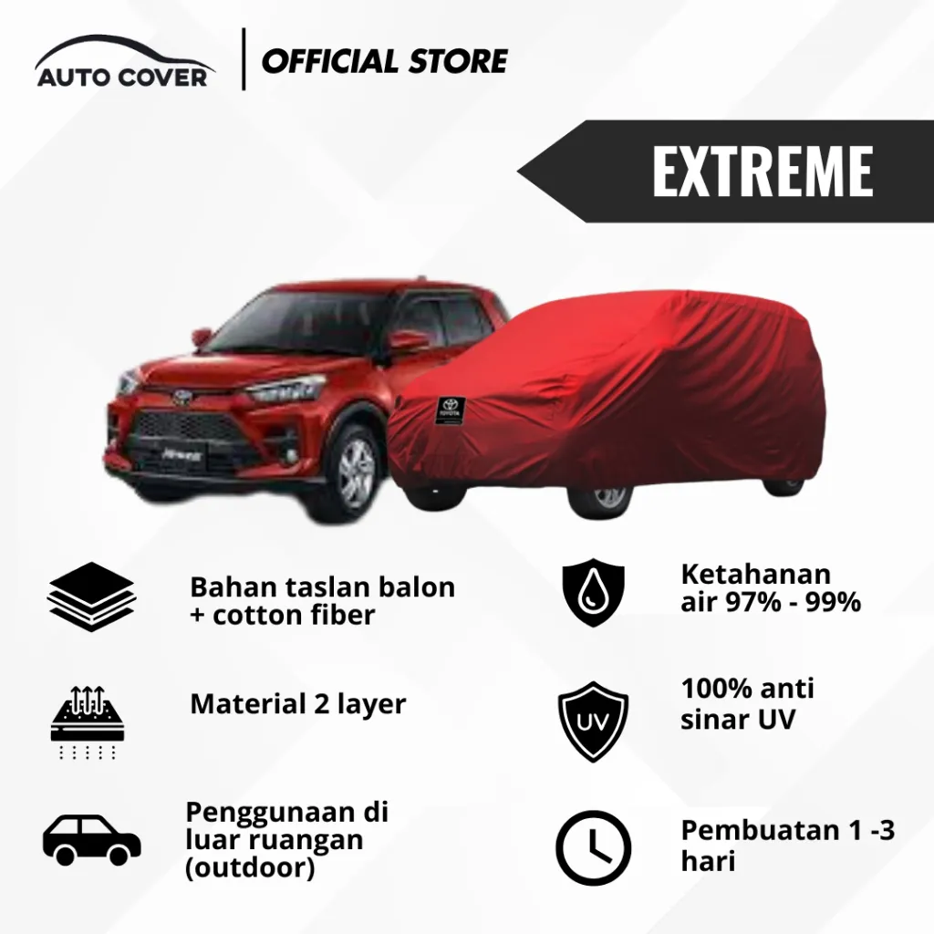 Autocover Indonesia Cover Mobil Body Car Extreme Full Outdoor Polos Strip 1 2 Mantel Sarung Selimut Tutup Penutup Jas Hujan Body Mobil Car Waterproof Avanza Xenia Sigra Crv Hrv Brv Xl7 Rush Innova Calya Kia