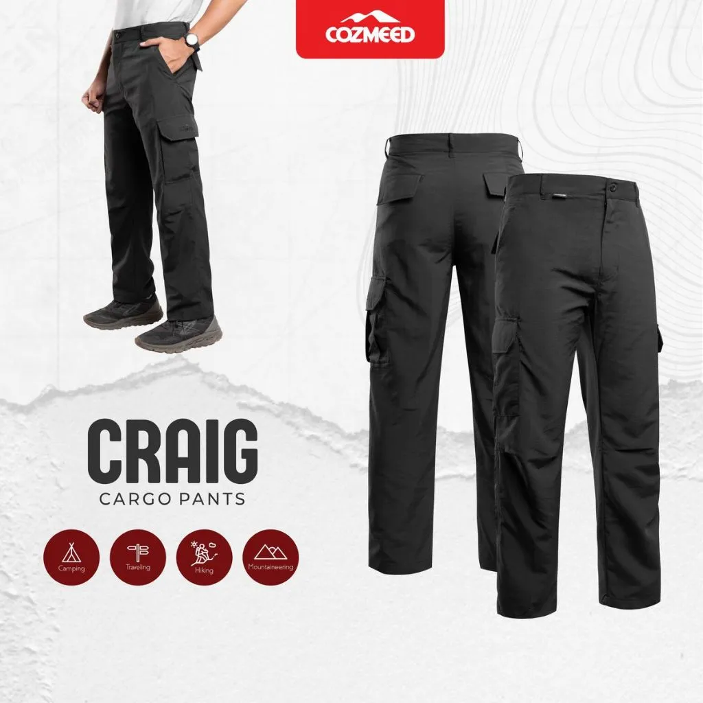 Cozmeed Celana Cargo Panjang Pria Wanita Quick Dry Ringan Craig