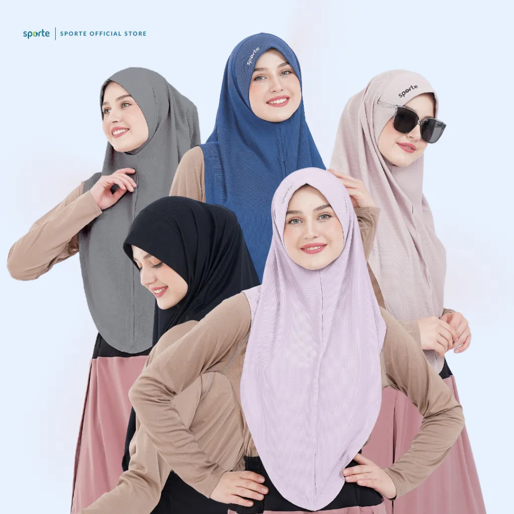 Sporte Hijab Bergo Sport - Fatima