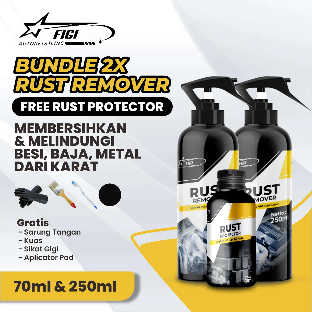 Figi Rust Remover 250ml 2 pcs FREE Rust Protector
