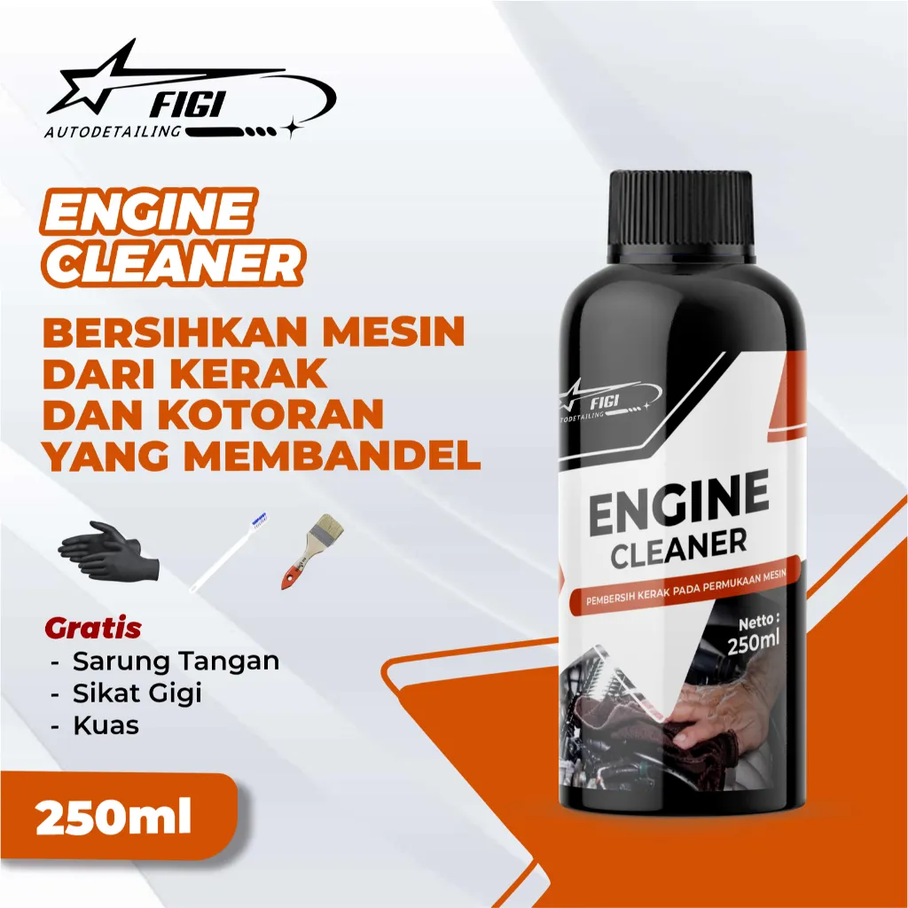 Figi Engine Cleaner cairan pembersih kerak karat mesin motor dan mobil 250ml
