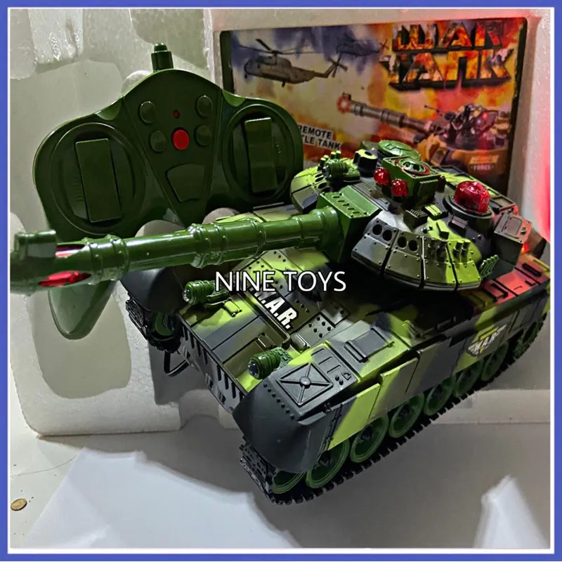 RC TANK REMOTE CONTROL TANK MILLITARY ARMY TANK WAR TANK BESAR MOBIL RC TANK BESAR