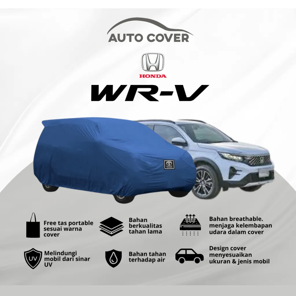 Autocover Cover Mobil Honda WR-V Body Car Premium Rocky Superior Semi Outdoor Extreme Full Outdoor Polos Strip 1 2 Autocover Cover Mobil  Body Car Premium Rocky Superior Semi Outdoor Extreme Full Outdoor Polos Strip 1 2 Mantel Sarung