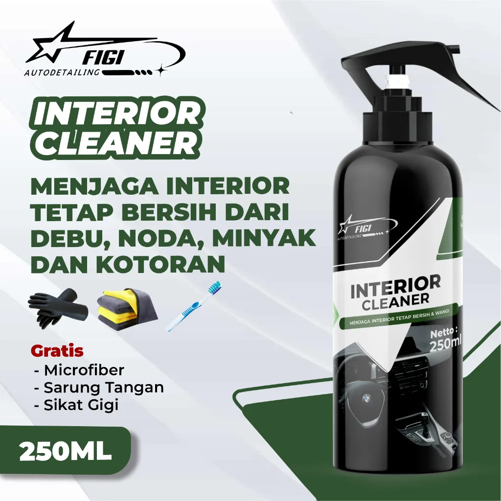 Figi Interior Cleaner Pembersih Interior Mobil Jok Dashboard Plafon