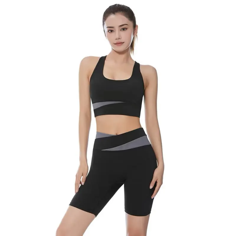 Setelan Olahraga Wanita Set Senam Zumba Yoga  Gym Sport Outdoor set caramel 5/6