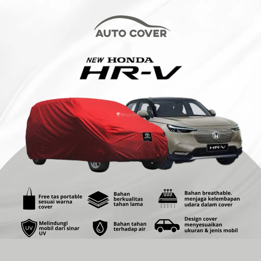 Autocover Cover Mobil Honda HRV Body Car  Premium Rocky Superior Semi Outdoor Extreme Full Outdoor Polos Strip 1 2 Mantel Sarung Selimut Tutup Penutup Jas Hujan  Body Mobil Car Waterproof
