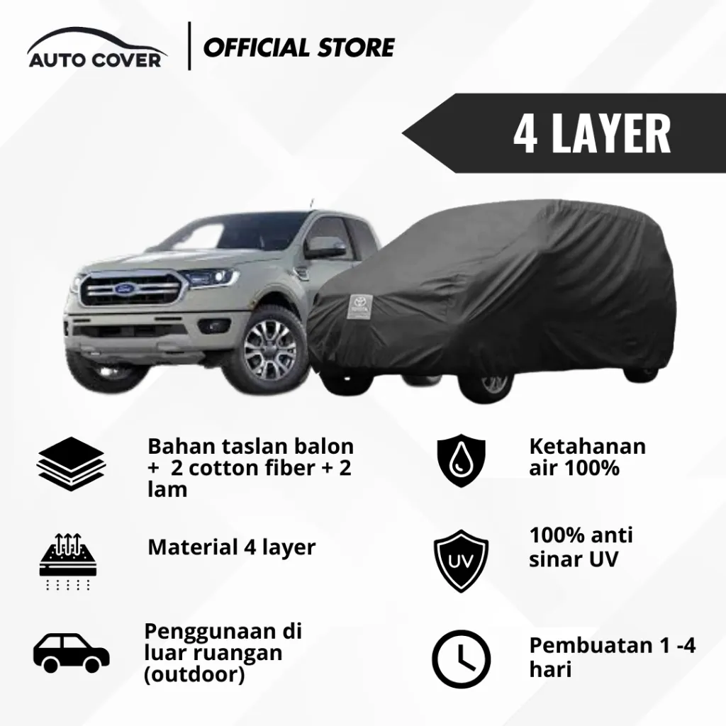 Autocover Indonesia Cover Mobil Body Car Premium Rocky Superior Extreme 4 LAYER