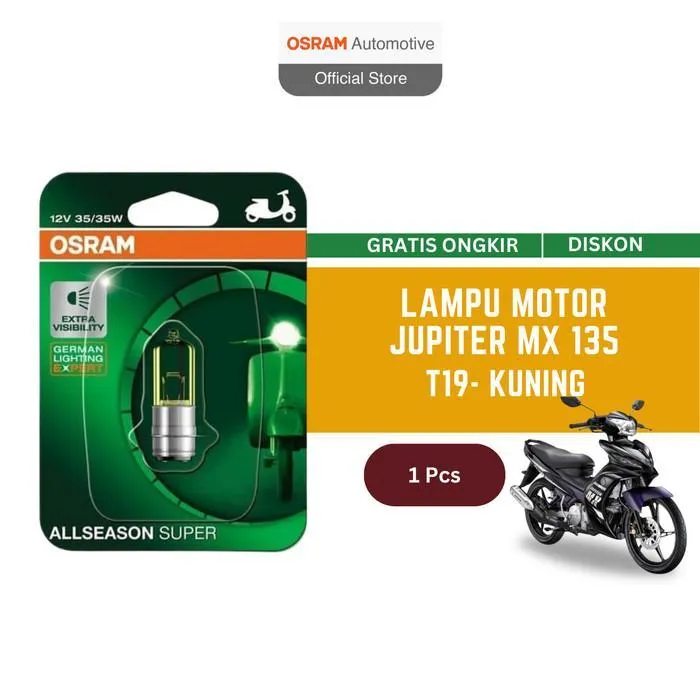 Osram Lampu Depan Motor Yamaha Jupiter MX 135 2007-2014 - 62337ALS