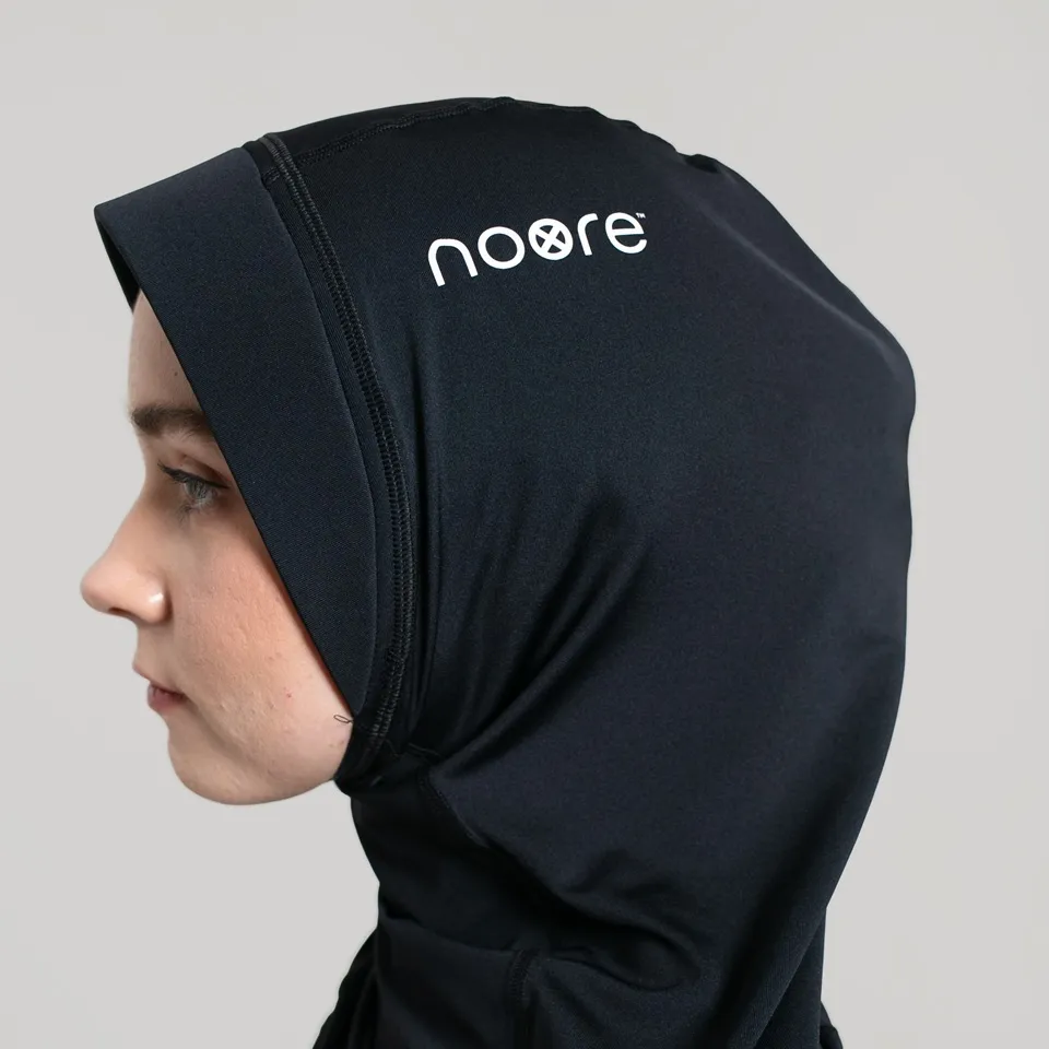 New Veda Pro - Sport Hijab - Black - Noore