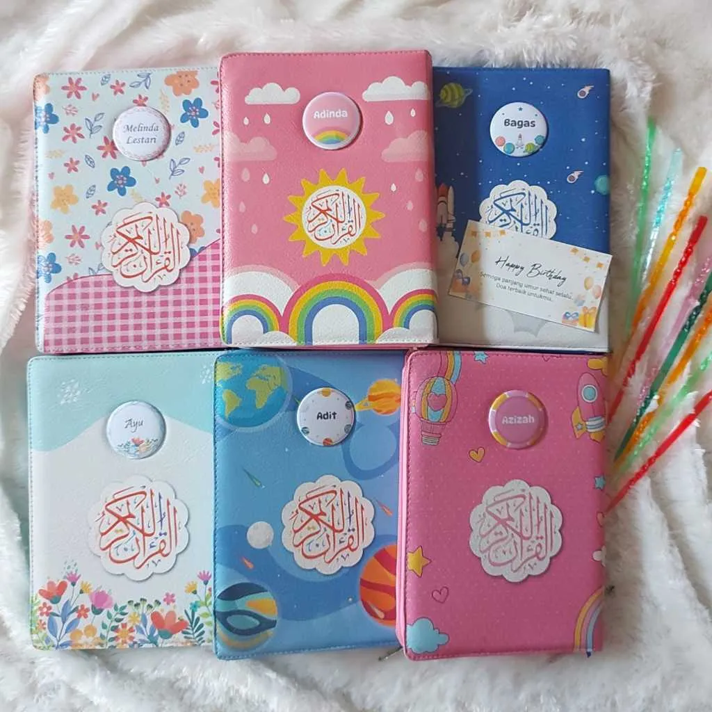 Al-Quran A5 Kaleb Resleting Custom Nama Terjemah dan Non Terjemah