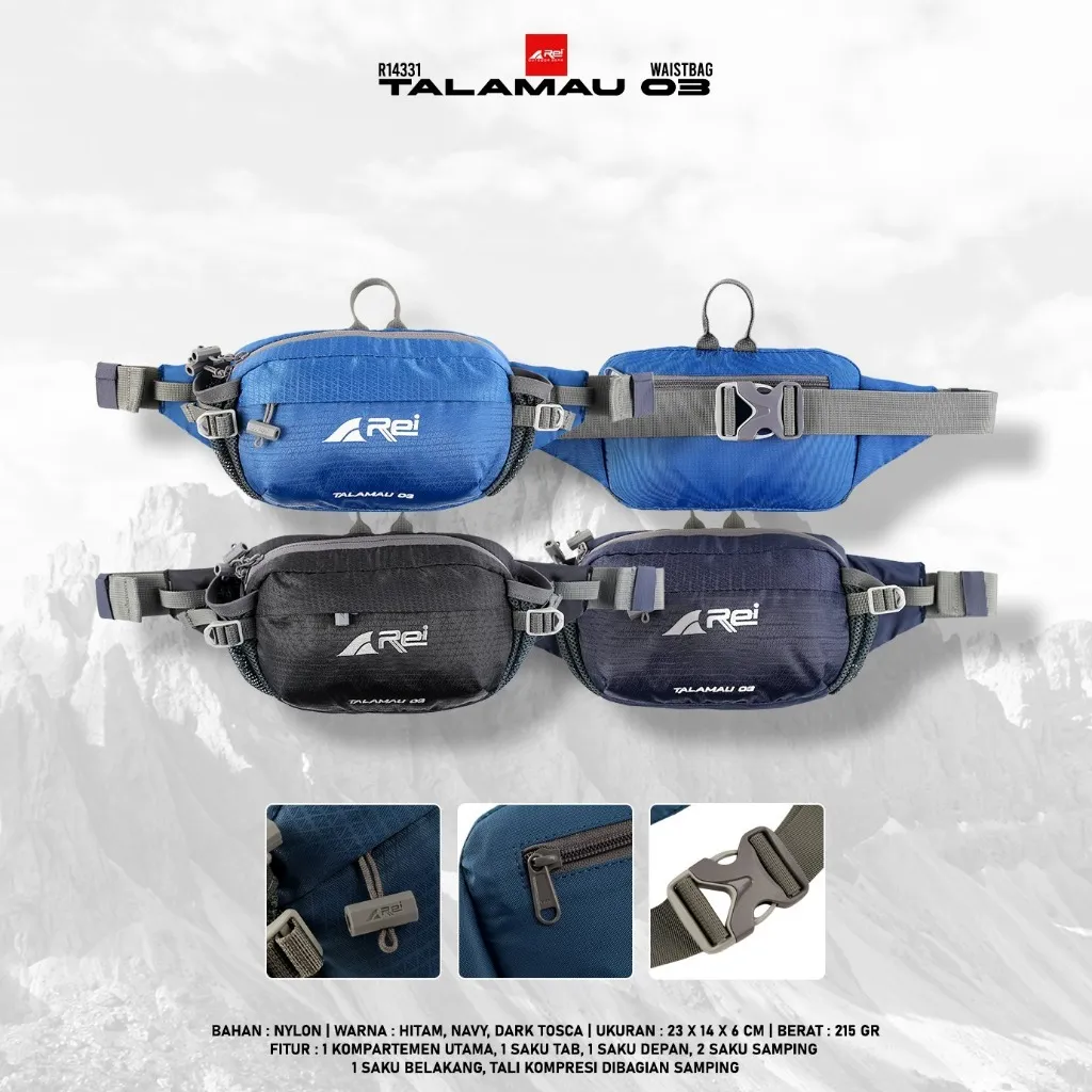 Tas Pinggang Pria Talamau 03 Arei Outdoorgear
