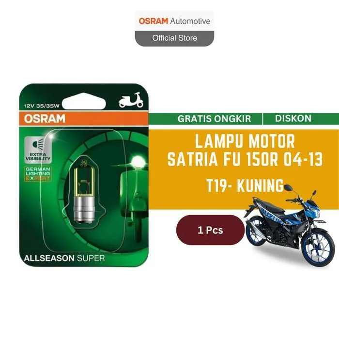 Osram Lampu Depan Motor Suzuki Satria FU 150R 2004 - 2013  62337ALS