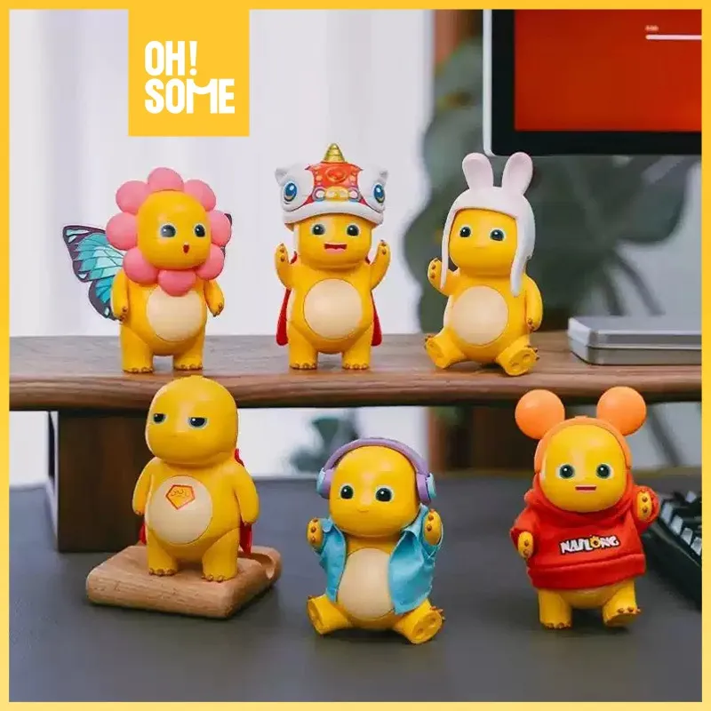 OHSOME - SLUBAN Nailong Mystery Blind Box Party Costume (1/6) - Gacha Set Koleksi Figure Nailong Yellow Dino Figure Mainan (1/6) - PRODUK RANDOM!
