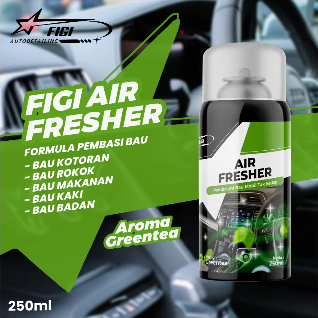 Figi Air Fresher Pembasmi Bau Mobil Ruangan Toilet 250ml Anti Bau Badan Kaki Asap dan Makanan