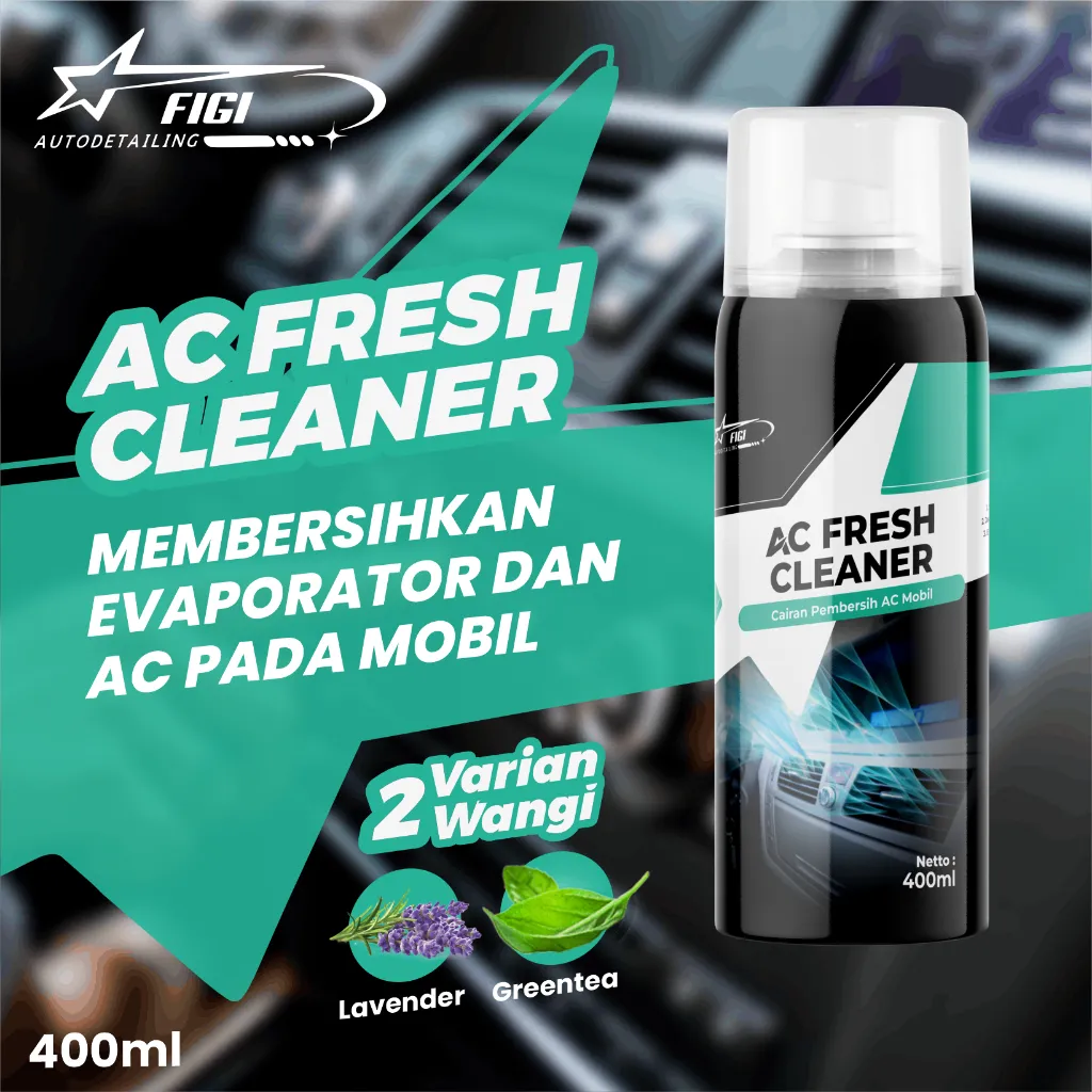 Figi AC Cleaner pembersih dan pengharum Evapator AC Mobil dan Ruangan 400ml