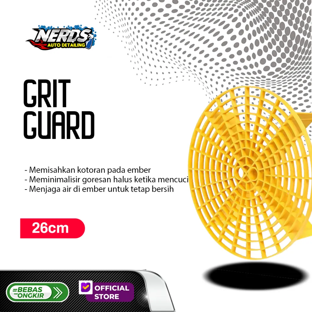 Grit Guard Car Wash (Filter Saringan Kotoran Ember Cuci Mobil Motor)