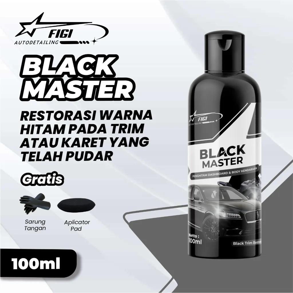 Figi Black Master Penghitam Body Motor dan Mobil 100ML