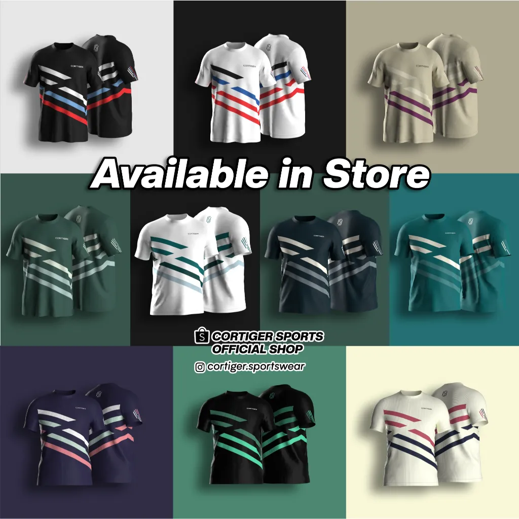 Cortiger Linea Series - Jersey Running Pria / Kaos Olahraga Pria / Baju Olahraga Pria / Jersey Premium Pria