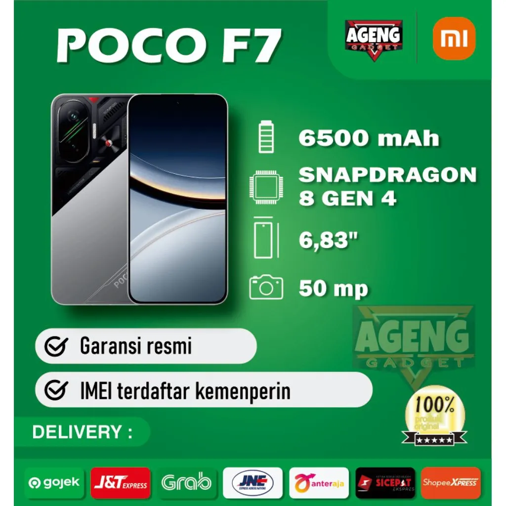 Poco F7 5G 12/512 Garansi Resmi Original 100%