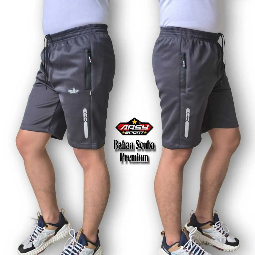 Arsy Sport - Celana Running Pria - Celana Pendek Olahraga Sport Short Pant Gym - SC003