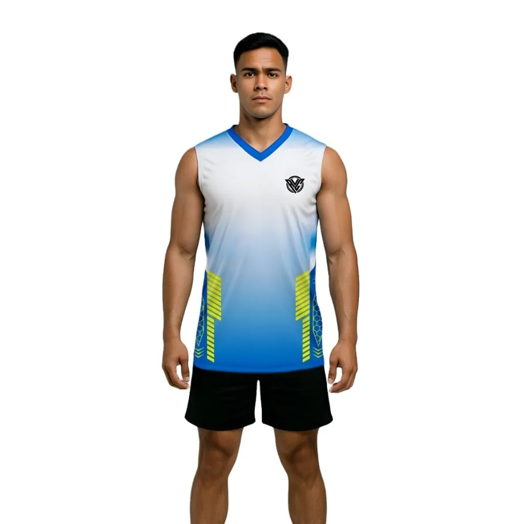 RVC Sports Jersey Singlet Printing Olahraga Voli Futsal Badminton dan Tenis Running RUN 22