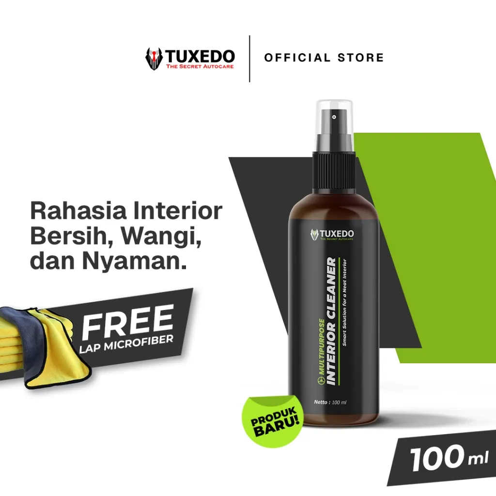 Tuxedo Autocare - Multipurpose Interior Cleaner – Pembersih Interior Mobil Serbaguna (Dashboard, Jok, Doortrim, dll) Secara Instan Seperti Baru Lagi | Diskon Spesial Khusus 9.9
