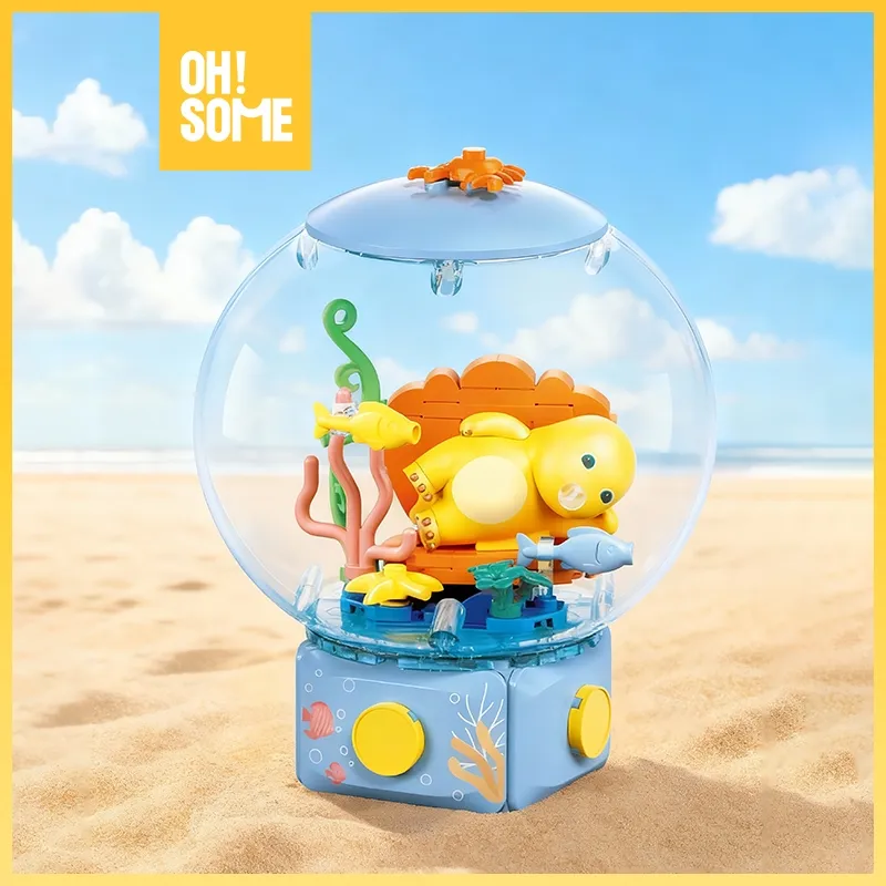 OHSOME - PLEYERID Mainan Nailong DIY Building Blocks Figure Aquarium Series - Brick Blocks Nailong DIY Akuarium