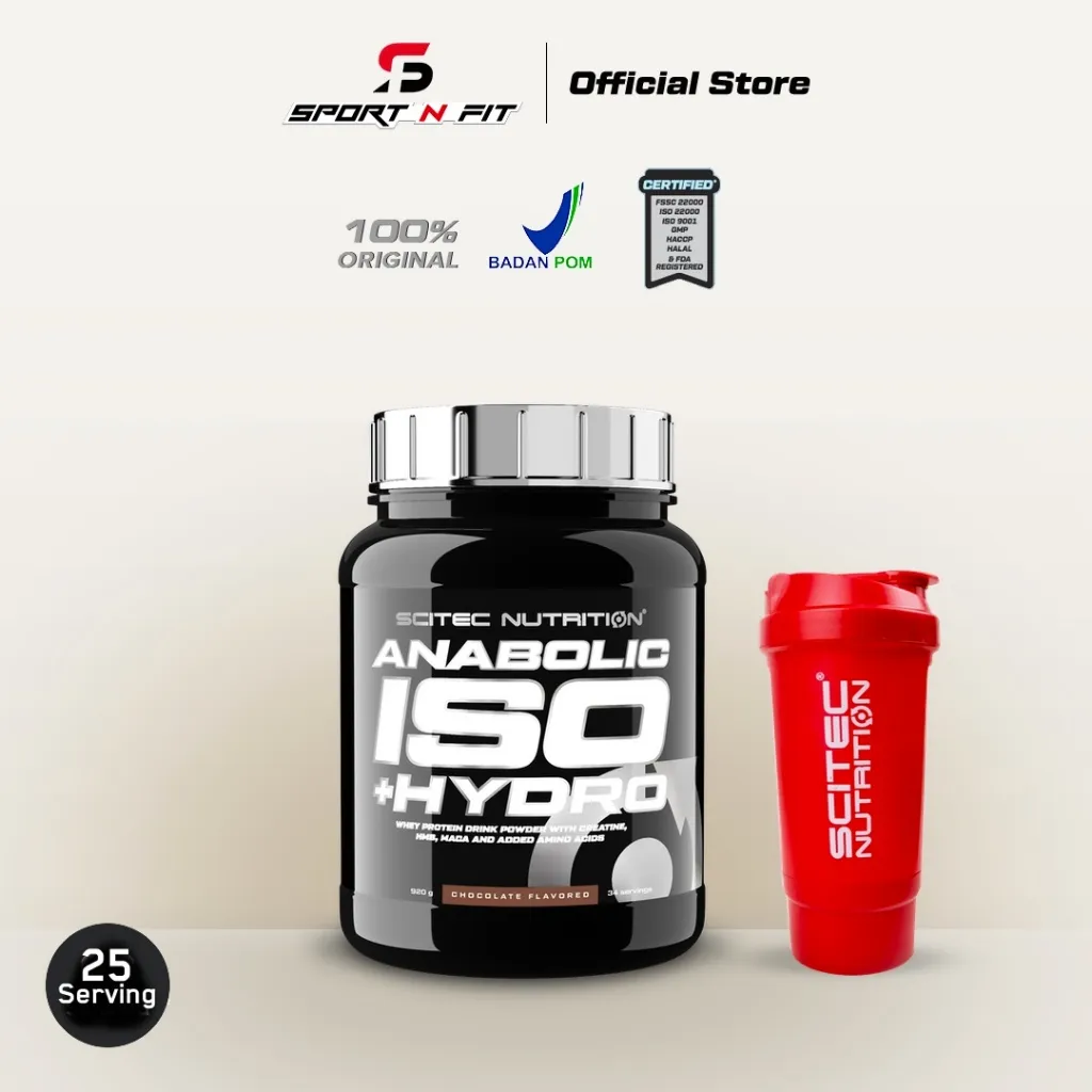 Scitec Nutrition - ANABOLIC ISO+HYDRO PROTEIN 920 Gram optimum Dietary support