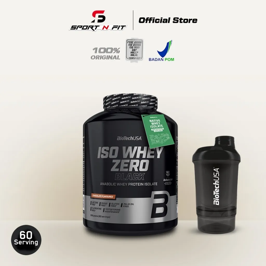 BioTechUSA - ISO WHEY ZERO BLACK PROTEIN 1816 Gram optimum Dietary support