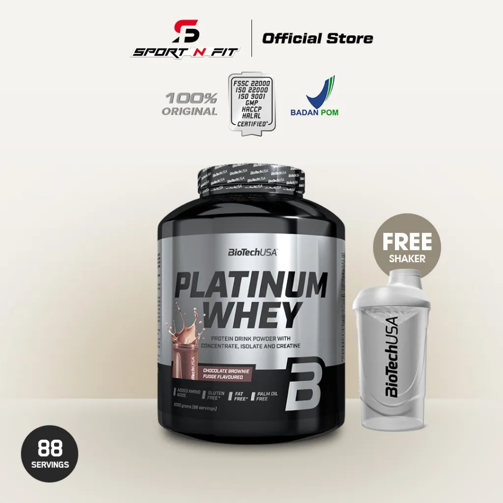 BioTechUSA - Platinum Whey Protein 2000gr, Optimum Dietary Support