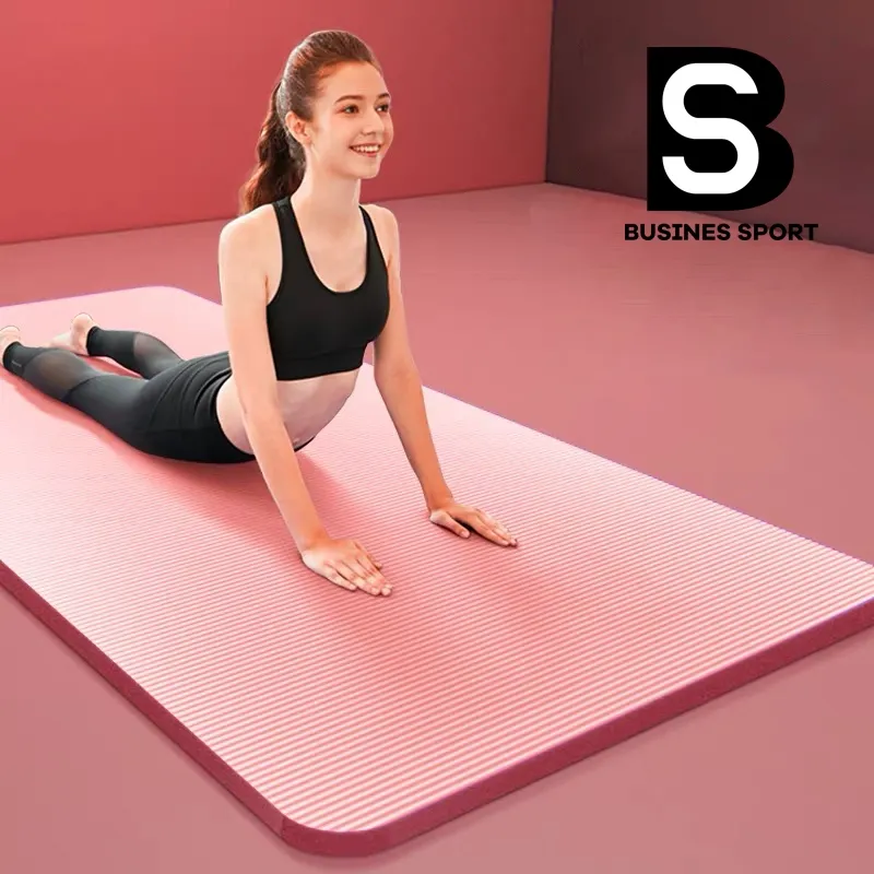 BUSINES SPORT Matras Olahraga TPE Matras Yoga Premium Anti Slip Peredam Suara anti Goyang Alat Olahraga Di Rumah