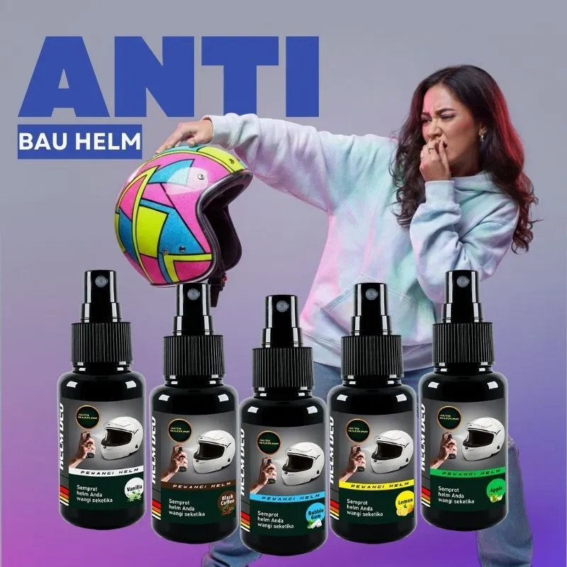 Auto Dazzling Helm Deo Parfum Helm Penghilang Bau Sepatu Jaket dan Anti Bacterial Tidak Lembab