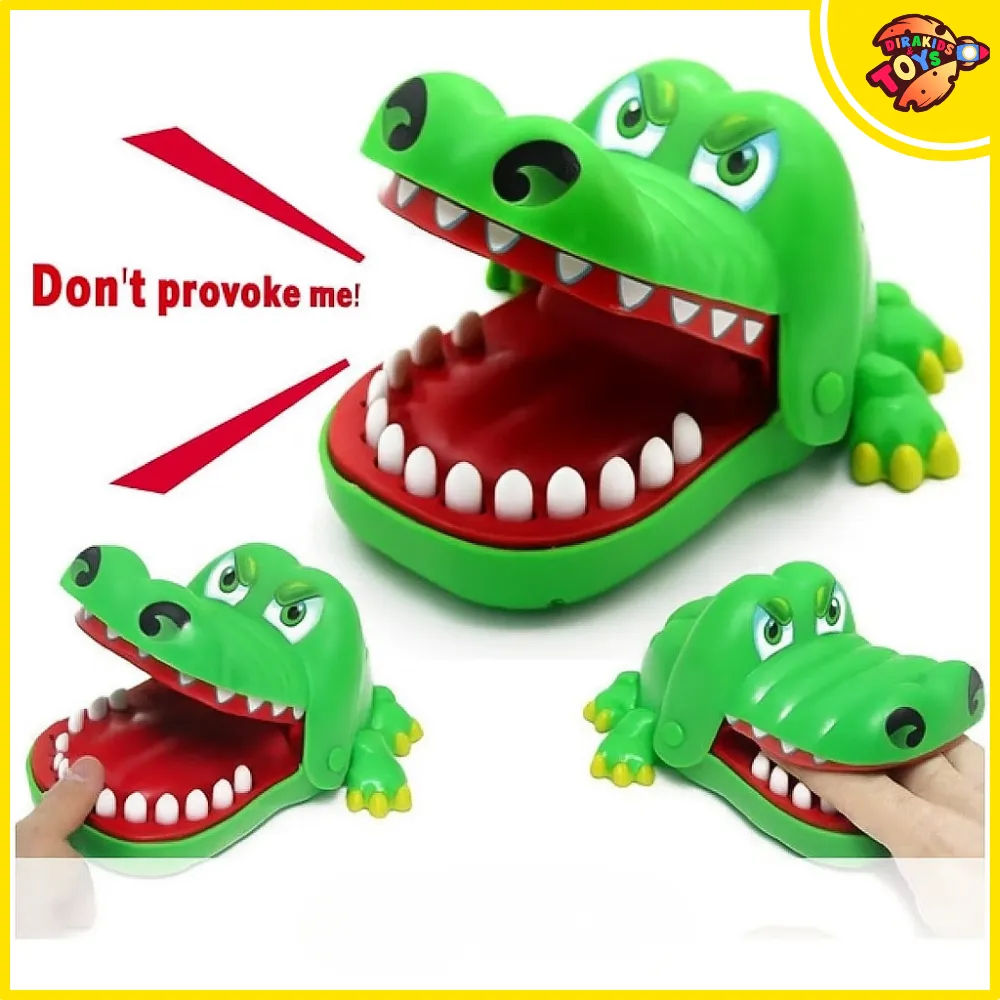 Dirakids CROCODILE DENTIST Buaya Gigit / Mainan Buaya Gigit / Mainan Prank / Mainan Family Games