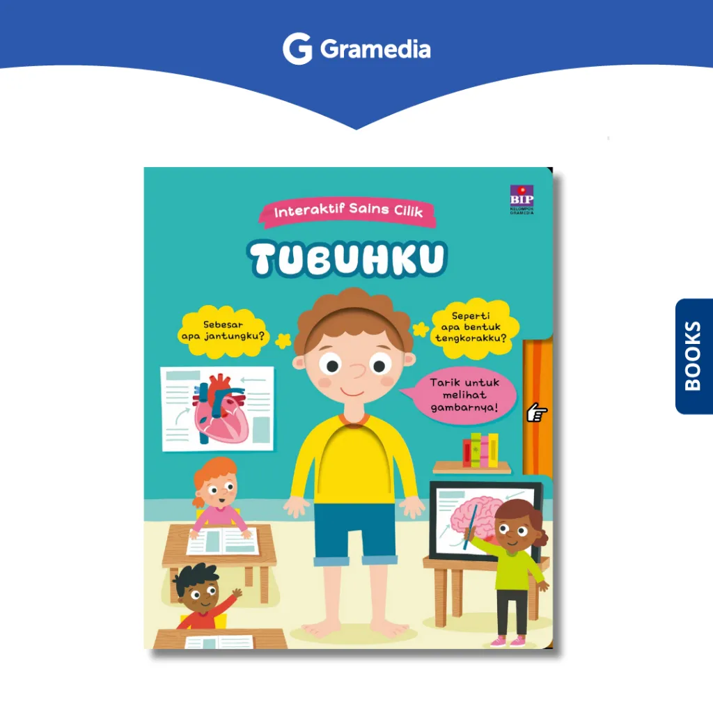 Gramedia Depok - Interaktif Sains Cilik - Tubuhku