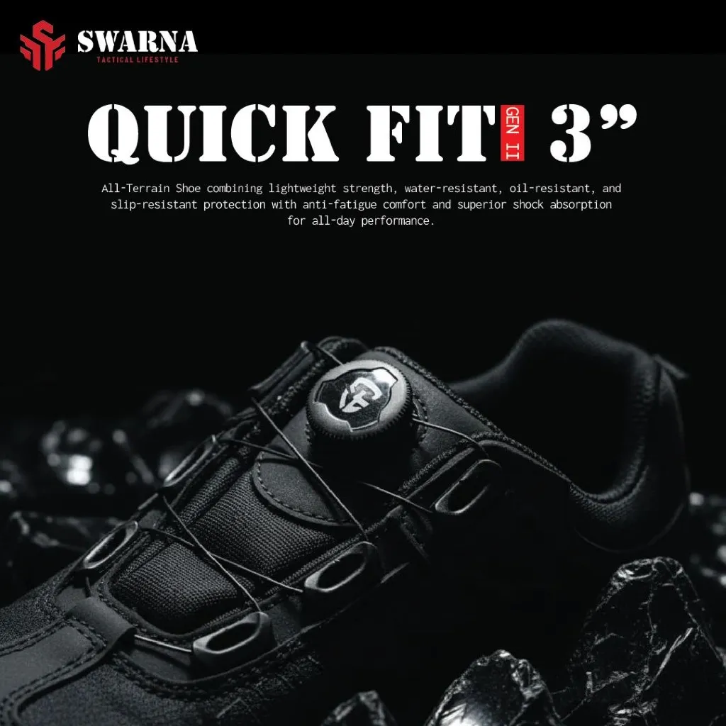 Sepatu Tactical - Quickfit Gen 2 (All-Terrain Shoe) - Swarna Tactical